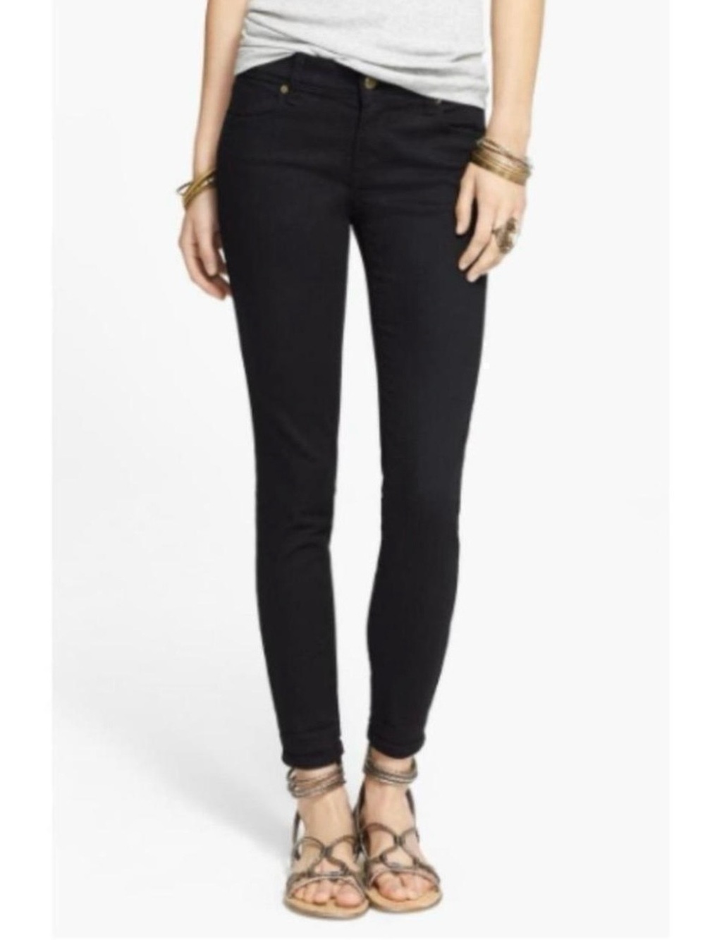Free People Hi-Rise skinny jeans